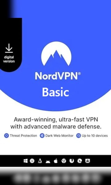 NordVPN Basic – 1 an, 10 appareils