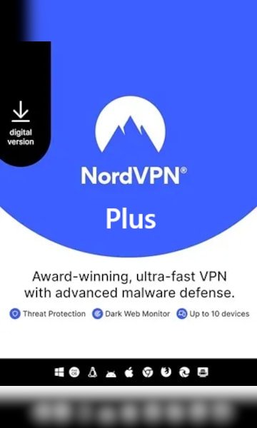 NordVPN Plus – 1 an, 10 appareils